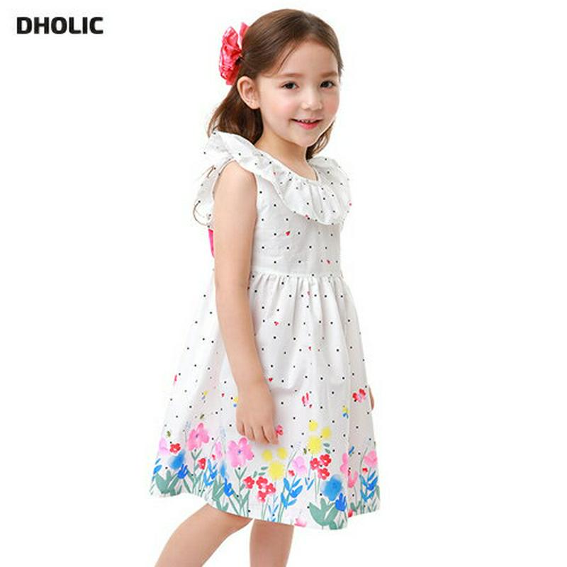 フラワードットノースリワンピース・p001402 キッズ【3~8才】【ops】【ワンピース スリーブレス ノースリーブ 花柄 ドット 柄 ラッフル フリル ガーリー 可愛い かわいい 女の子 こども 子供服 こども服】【KIDS】