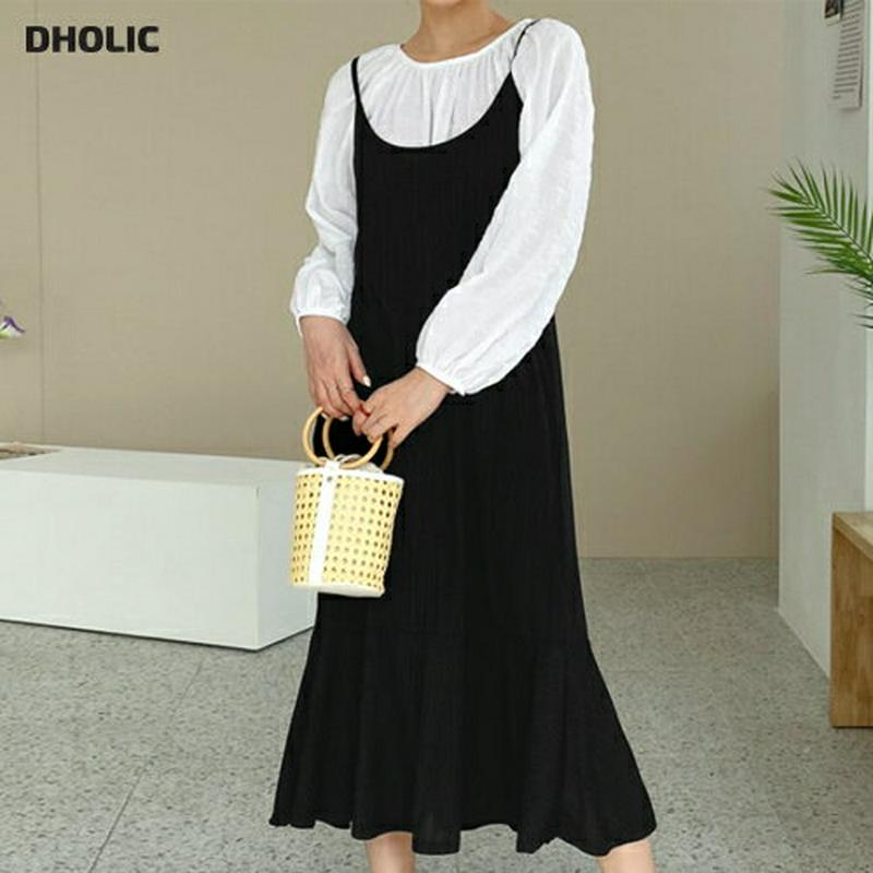 フレアヘムキャミワンピース・全2色・b61892 レディース【ops】【ワンピース ロング ロングワンピース キャミソールワンピ