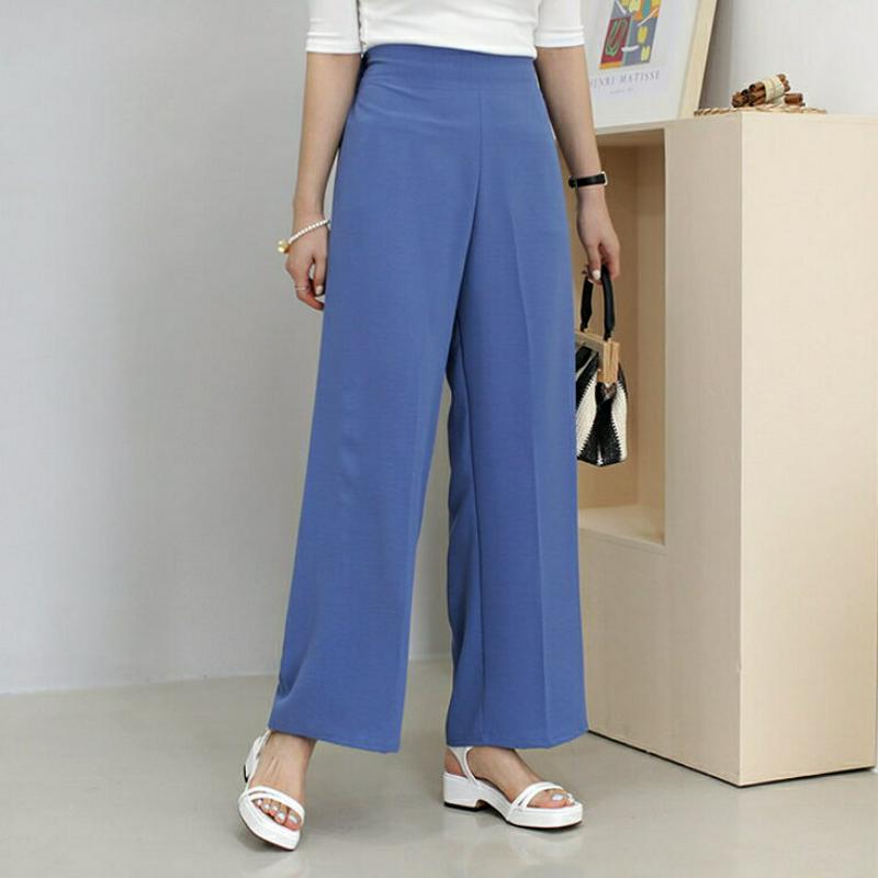 バックゴムロングワイドパンツ・全3色・t61897 レディース【pt】【パンツ ワイドパンツ ロングパンツ ロング ワイド パン