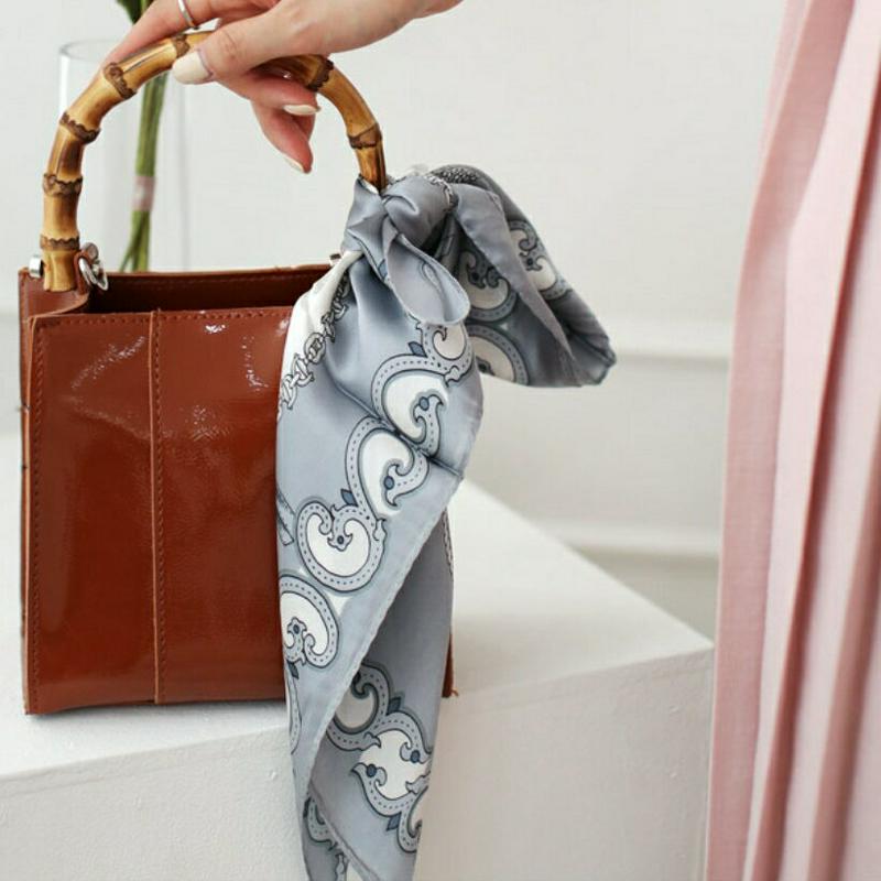 タッセルパターンシルクスカーフ・全4色・d61906 レディース【acc】【スカーフ 総柄 シルク シルクスカート シルク100