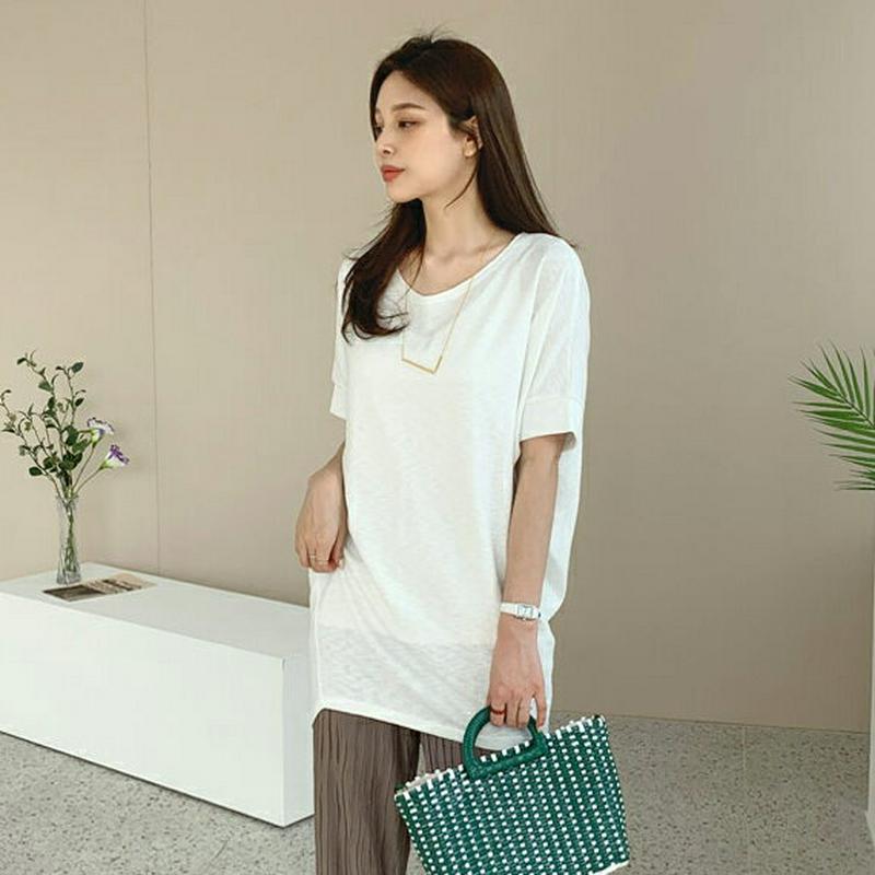 ドルマンスリーブTシャツ・全4色・b61877 レディース【tops】【トップス Tシャツ 半袖 ハーフスリーブ ドルマン ドル