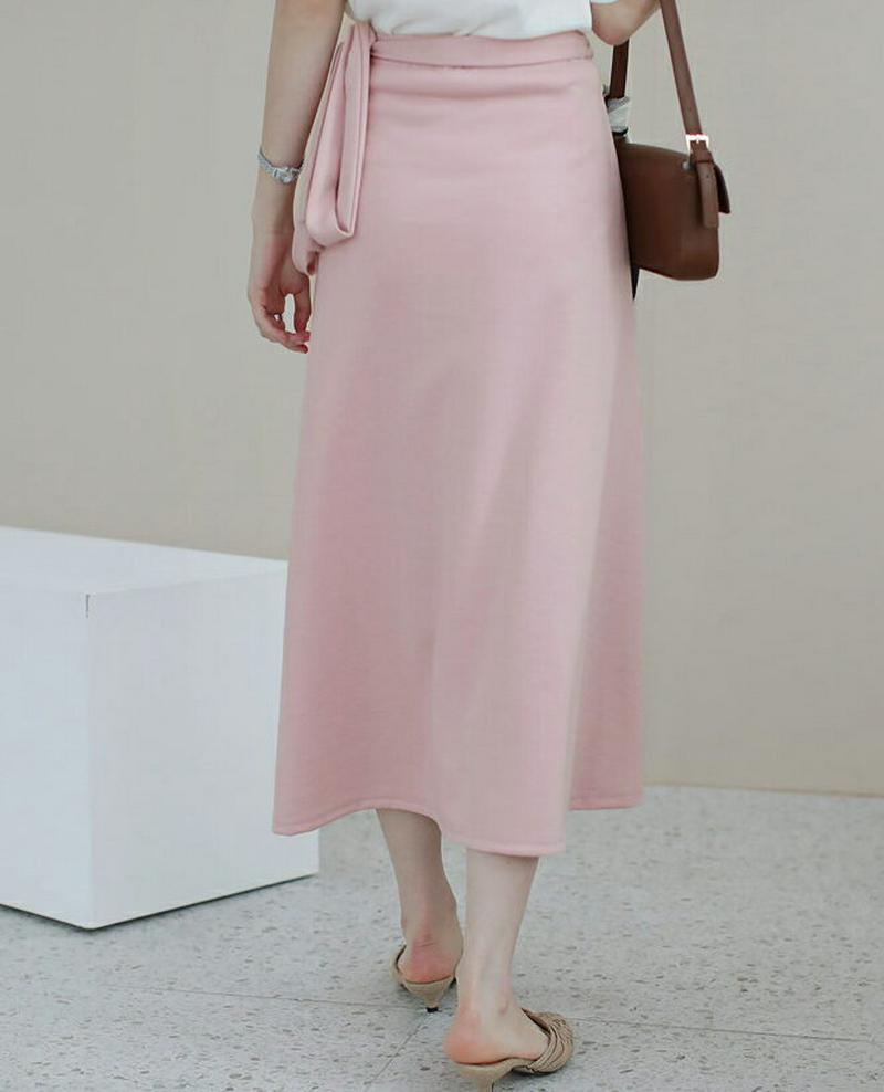 ラップフレアスカート・全2色・t61900 レディース【sk】【スカート ロング ロングスカート フレア フレアスカート ラップ