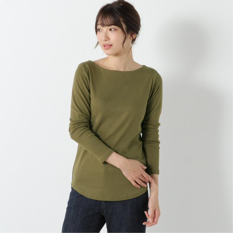 フライスボートネックＴシャツ【Ｍ～４Ｌ】