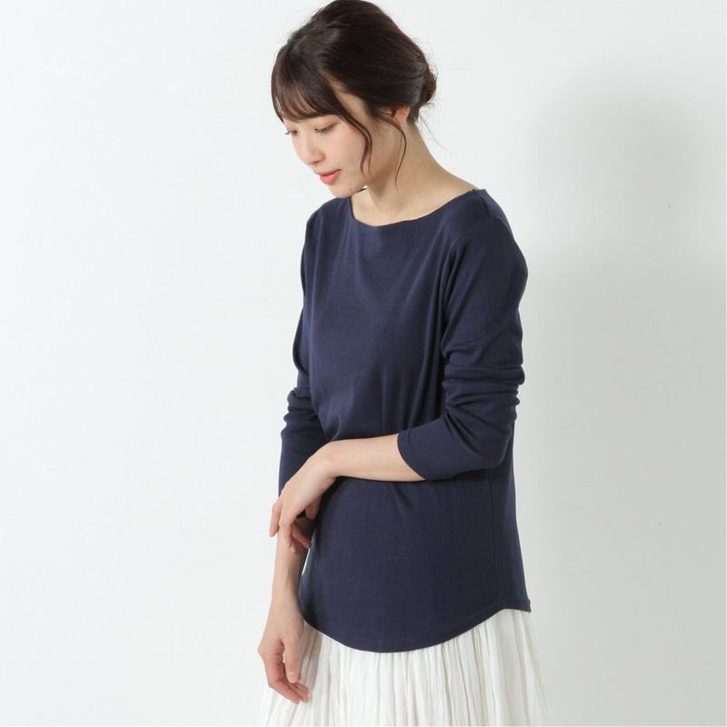 フライスボートネックＴシャツ【Ｍ～４Ｌ】