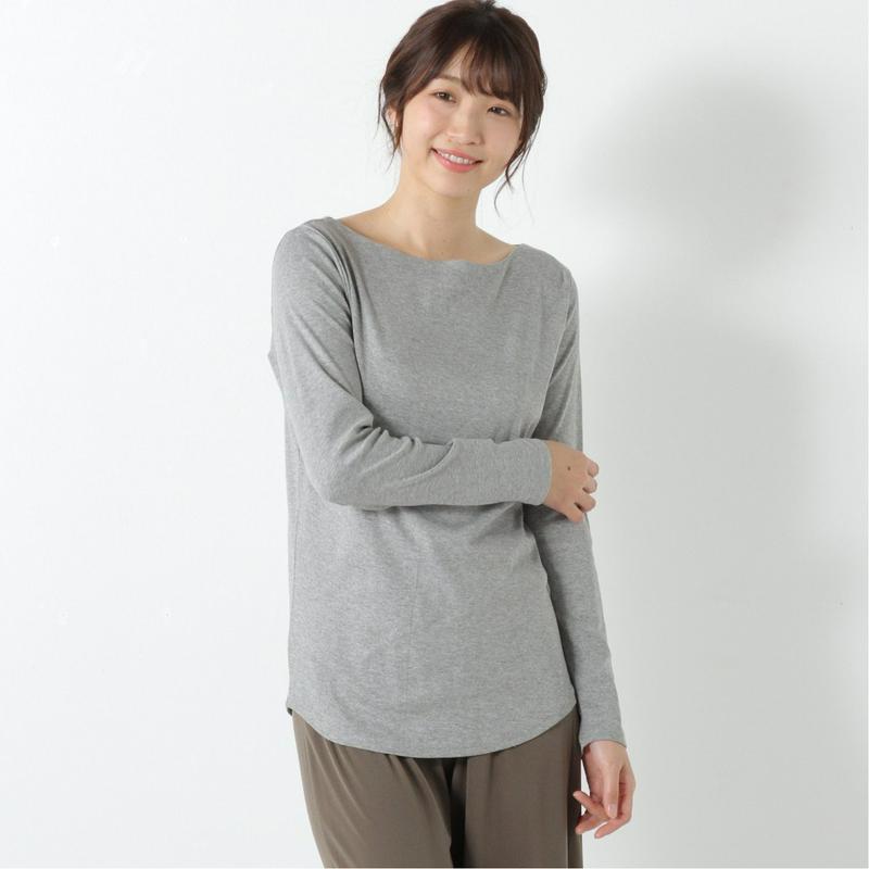 フライスボートネックＴシャツ【Ｍ～４Ｌ】