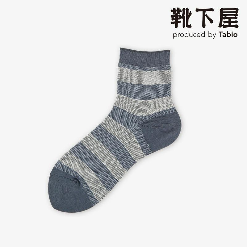 【全品送料無料★〜4/28 9:59迄】【あす楽】【靴下屋】 麻両口切り替えショートソックス / 靴下 タビオ Tabio くつ