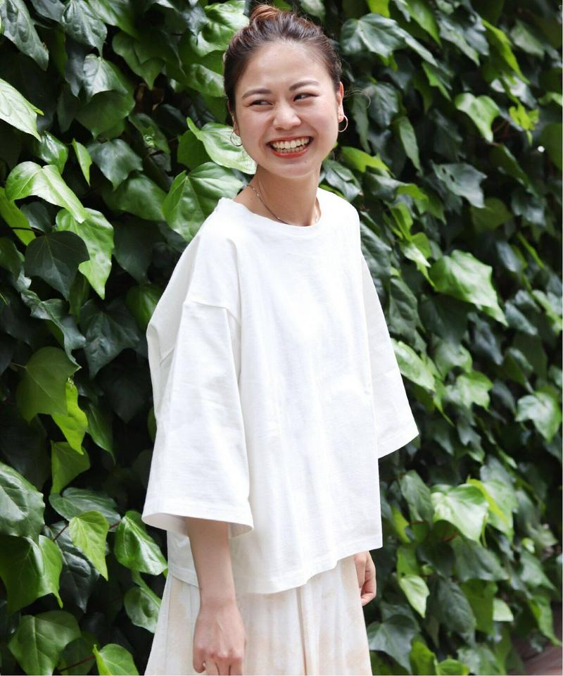 バスクシャツクルーネックTEE◆（JOURNAL STANDARD relume）