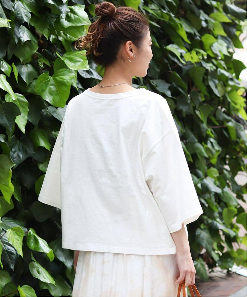 バスクシャツクルーネックTEE◆（JOURNAL STANDARD relume）