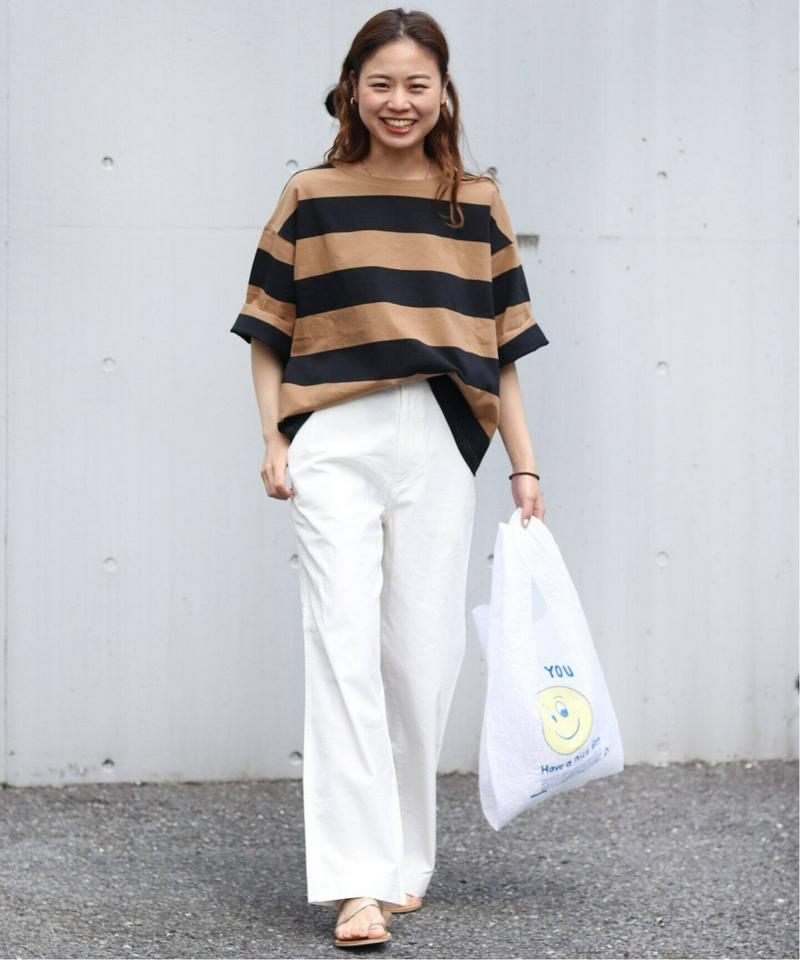 バスクシャツクルーネックTEE◆（JOURNAL STANDARD relume）