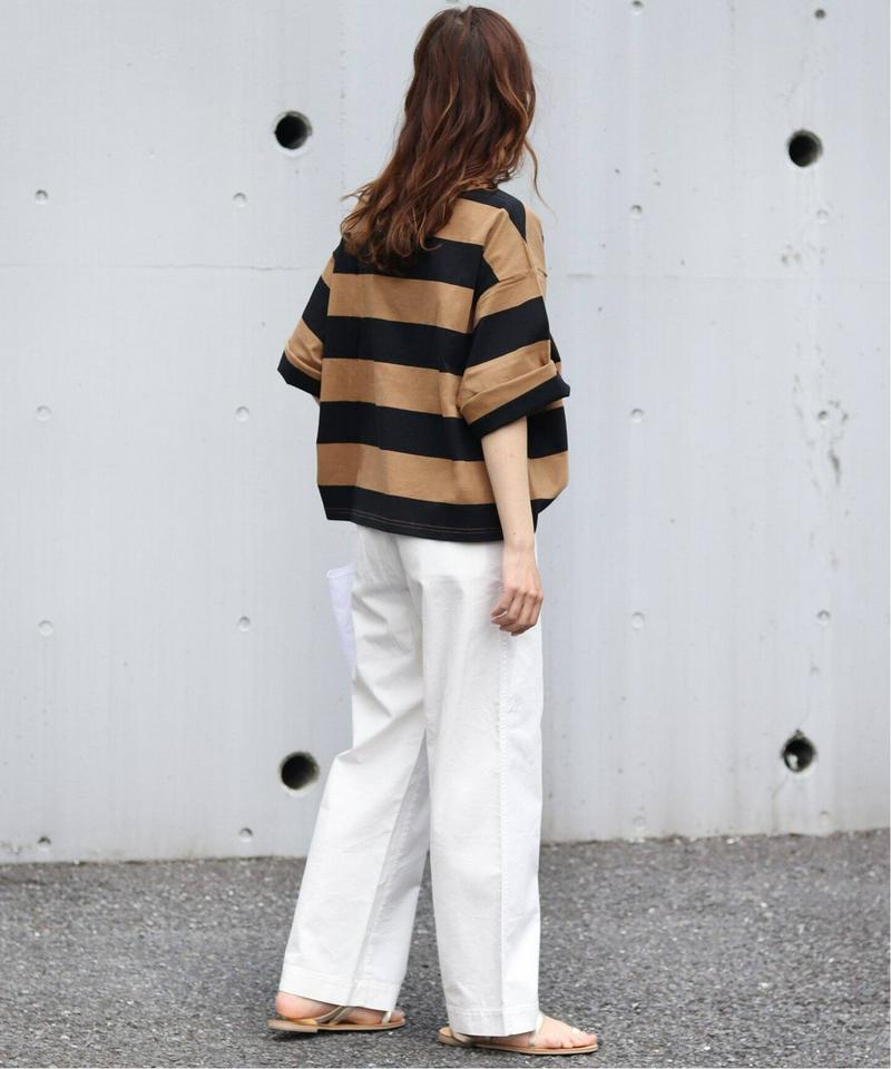 バスクシャツクルーネックTEE◆（JOURNAL STANDARD relume）
