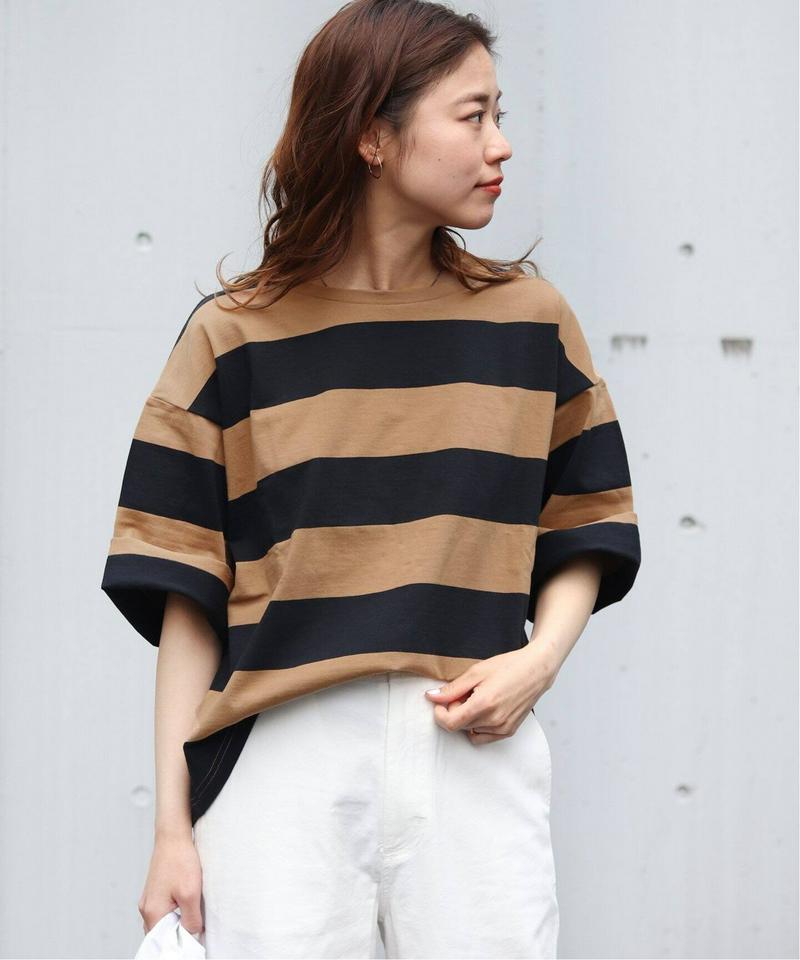 バスクシャツクルーネックTEE◆（JOURNAL STANDARD relume）