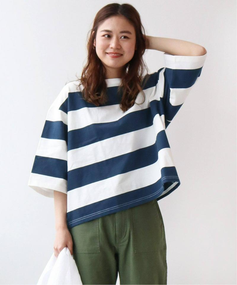 バスクシャツクルーネックTEE◆（JOURNAL STANDARD relume）