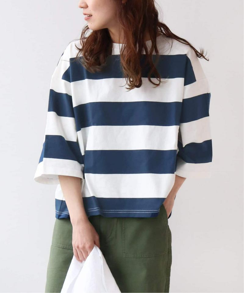 バスクシャツクルーネックTEE◆（JOURNAL STANDARD relume）