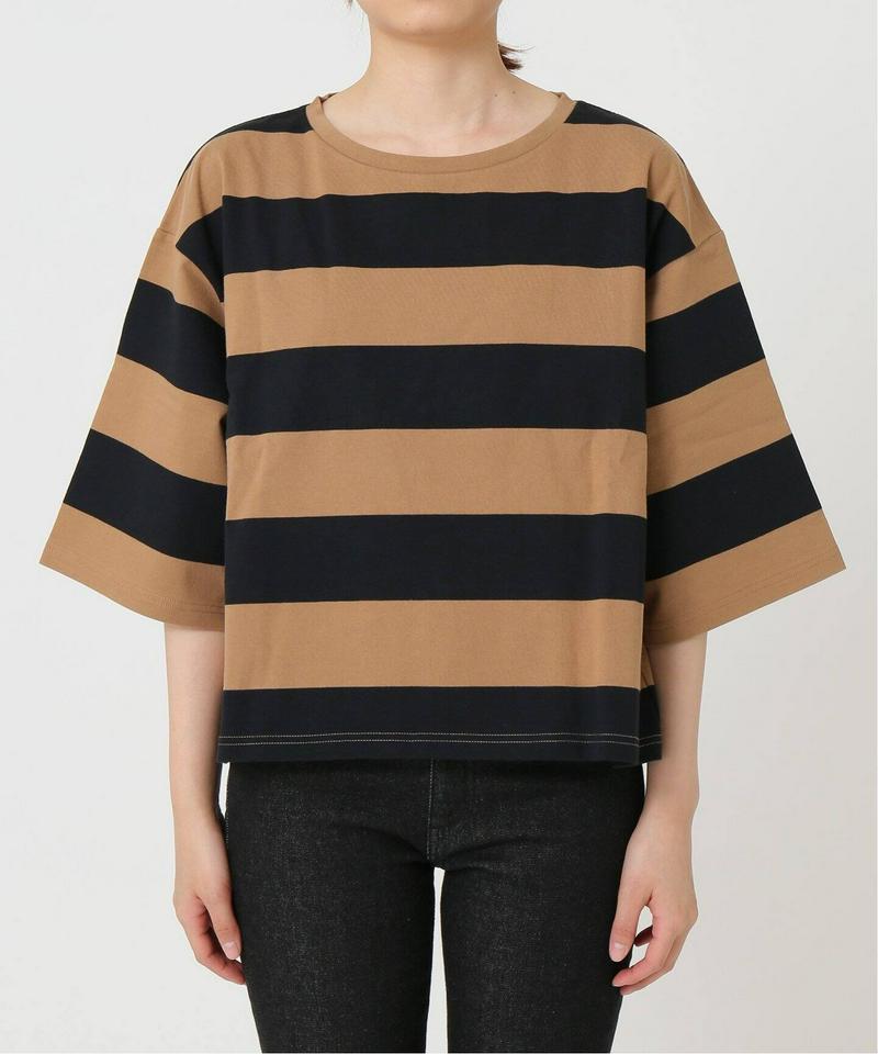 バスクシャツクルーネックTEE◆（JOURNAL STANDARD relume）