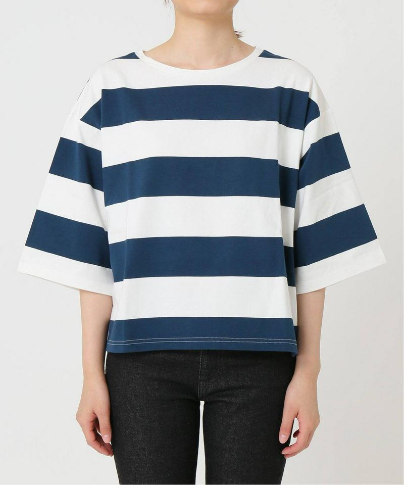 バスクシャツクルーネックTEE◆（JOURNAL STANDARD relume）