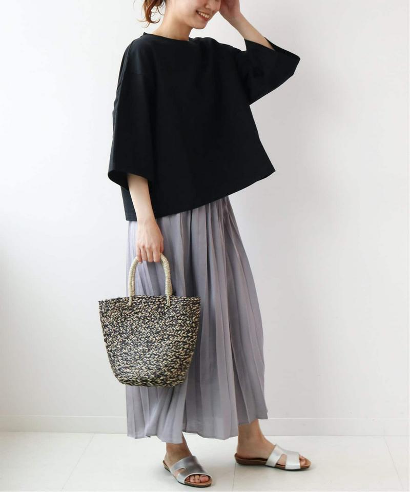 バスクシャツクルーネックTEE◆（JOURNAL STANDARD relume）