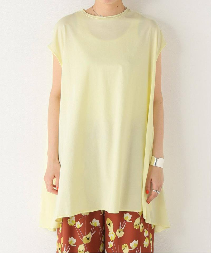【NEU】シルキーコットンノースリーブポンチョTシャツ◆（JOURNAL STANDARD）