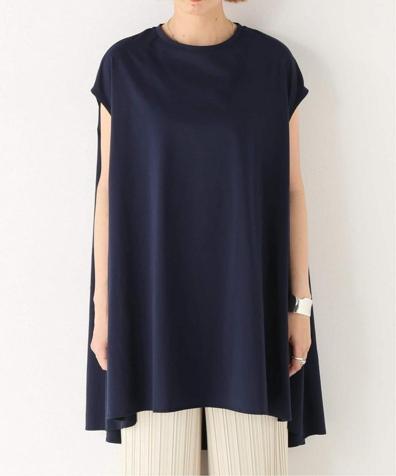 【NEU】シルキーコットンノースリーブポンチョTシャツ◆（JOURNAL STANDARD）