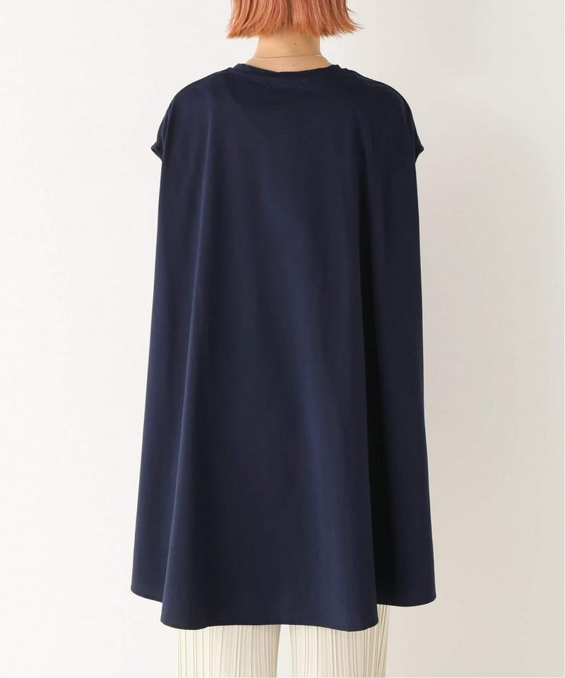 【NEU】シルキーコットンノースリーブポンチョTシャツ◆（JOURNAL STANDARD）