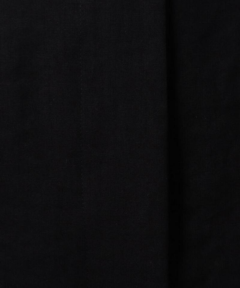 【洗える】リネン調タックスカート