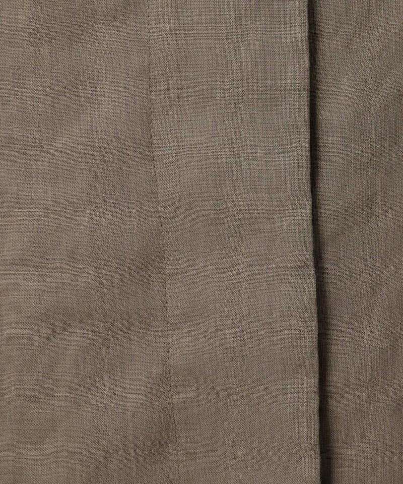 【洗える】リネン調タックスカート