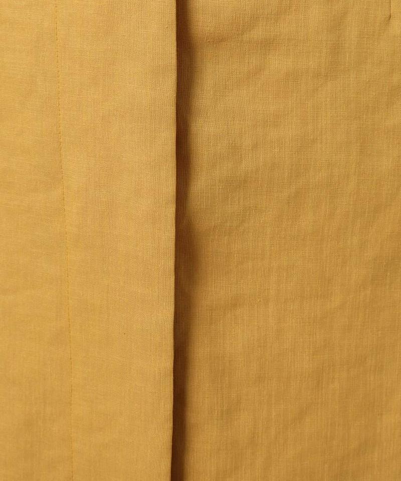 【洗える】リネン調タックスカート