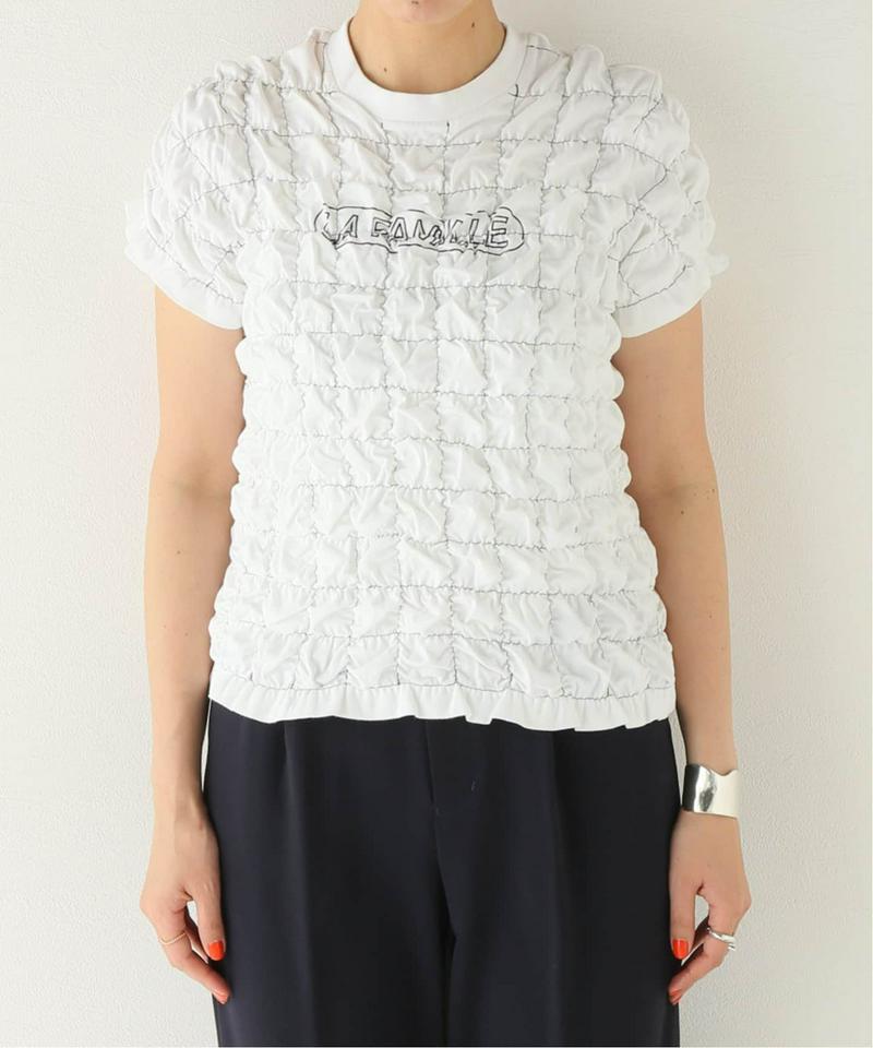 【SUPER YAYA】MAXI CRUSHED T LA FAMILLE：カットソー（JOURNAL STANDARD）
