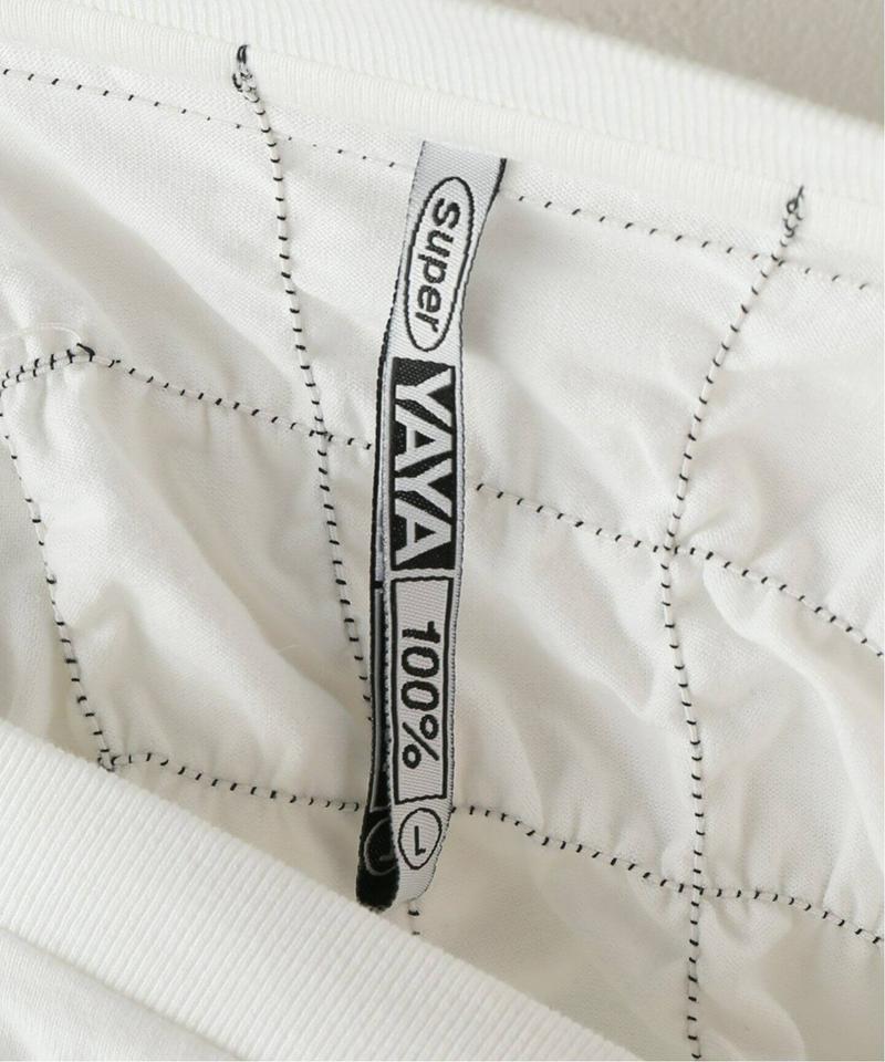 【SUPER YAYA】MAXI CRUSHED T LA FAMILLE：カットソー（JOURNAL STANDARD）