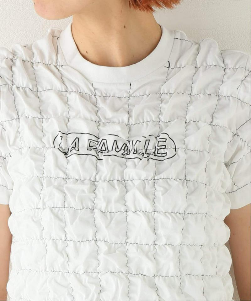 【SUPER YAYA】MAXI CRUSHED T LA FAMILLE：カットソー（JOURNAL STANDARD）