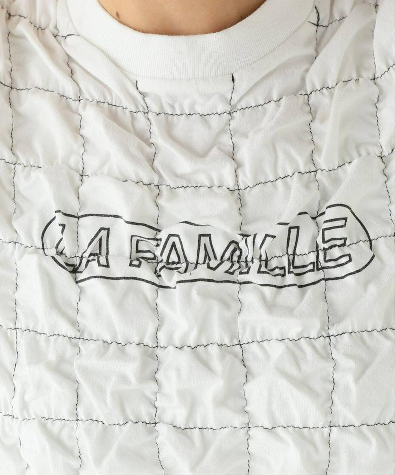 【SUPER YAYA】MAXI CRUSHED T LA FAMILLE：カットソー（JOURNAL STANDARD）