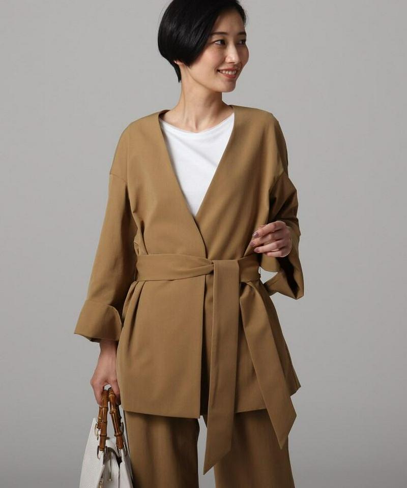 【洗える】ストレッチトッパージャケット