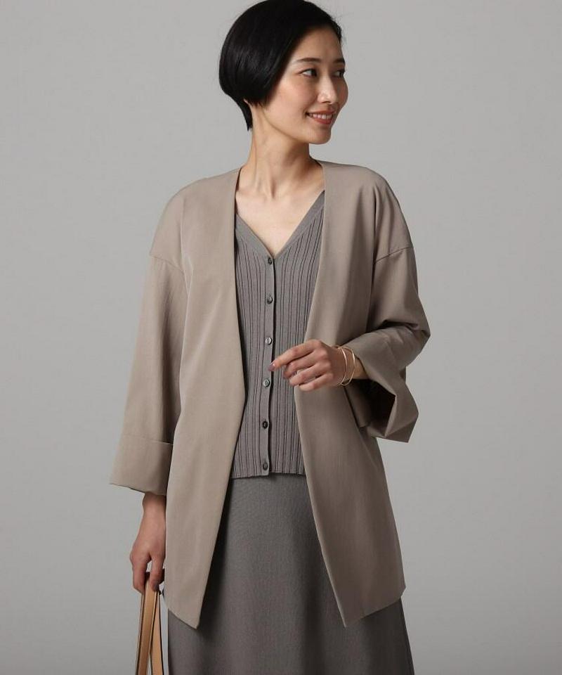 【洗える】ストレッチトッパージャケット