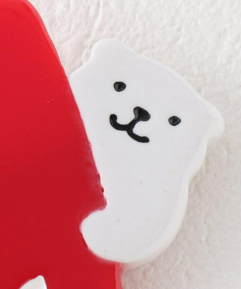 白くまひょっこりスイカクリップ