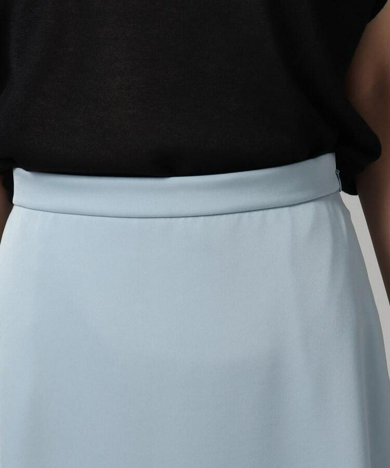 【洗える】サテンフレアスカート