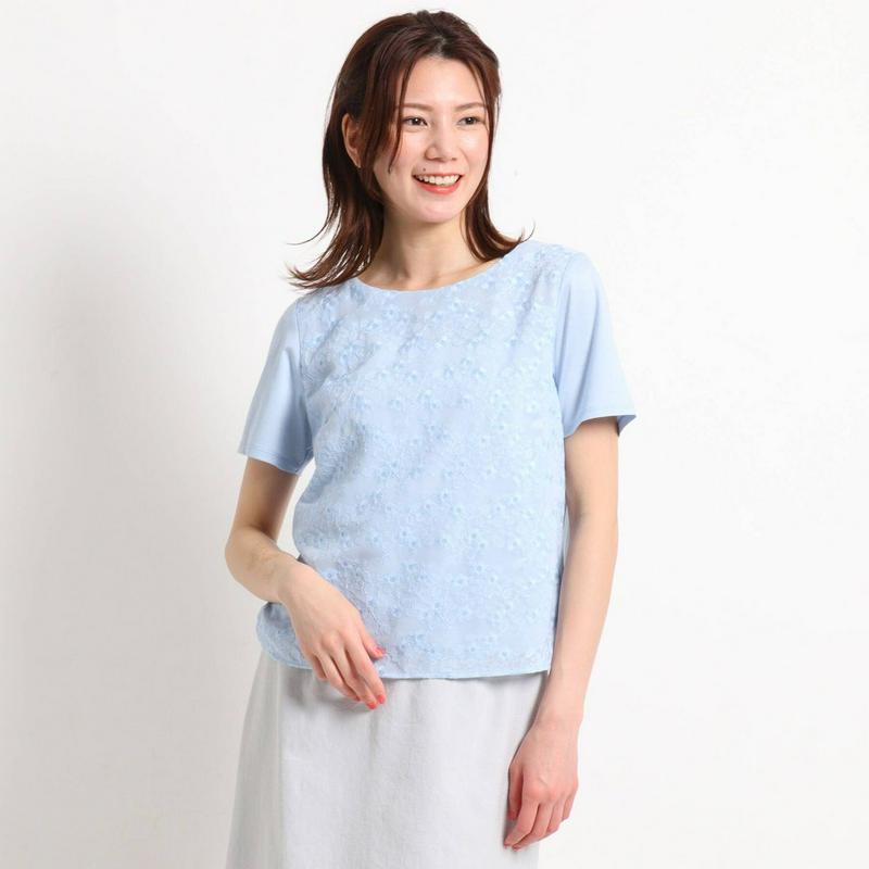 フラワーレースＴシャツ