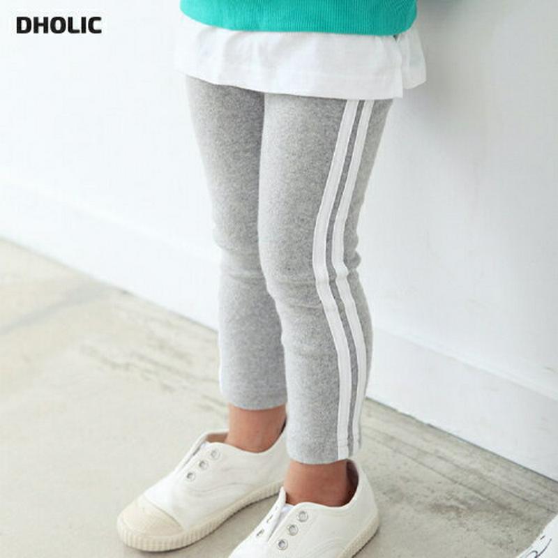 配色ダブルラインレギンス・p001549 キッズ【3~8才】【pt】【レギンス パンツ ズボン ボトムス ロングパンツ 長ズボン サイドライン ダブルライン カジュアル ラフ 女の子 男の子 子供 こども 子供服 こども服】【KIDS】