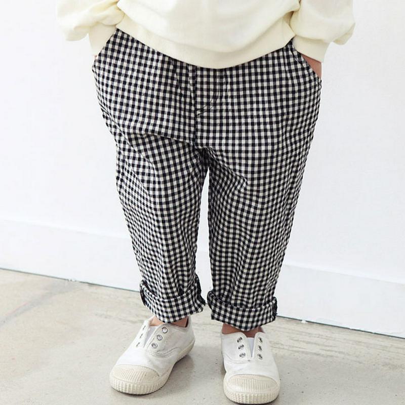 チェック柄パンツ・p001547 キッズ【3~8才】【pt】【パンツ ロングパンツ ズボン ボトムス 長ズボン チェック チェック柄 ギンガムチェック カジュアル 女の子 男の子 子供 こども 子供服 こども服】【KIDS】