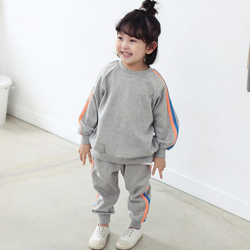 ダブルラインスウェット上下SET・p001546 キッズ【3~8才】【set】【セットアップ トップス 長袖 ラグラン パンツ ロングパンツ ズボン 長ズボン ボトムス サイドライン 女の子 男の子 子供 こども 子供服 こども服】【KIDS】