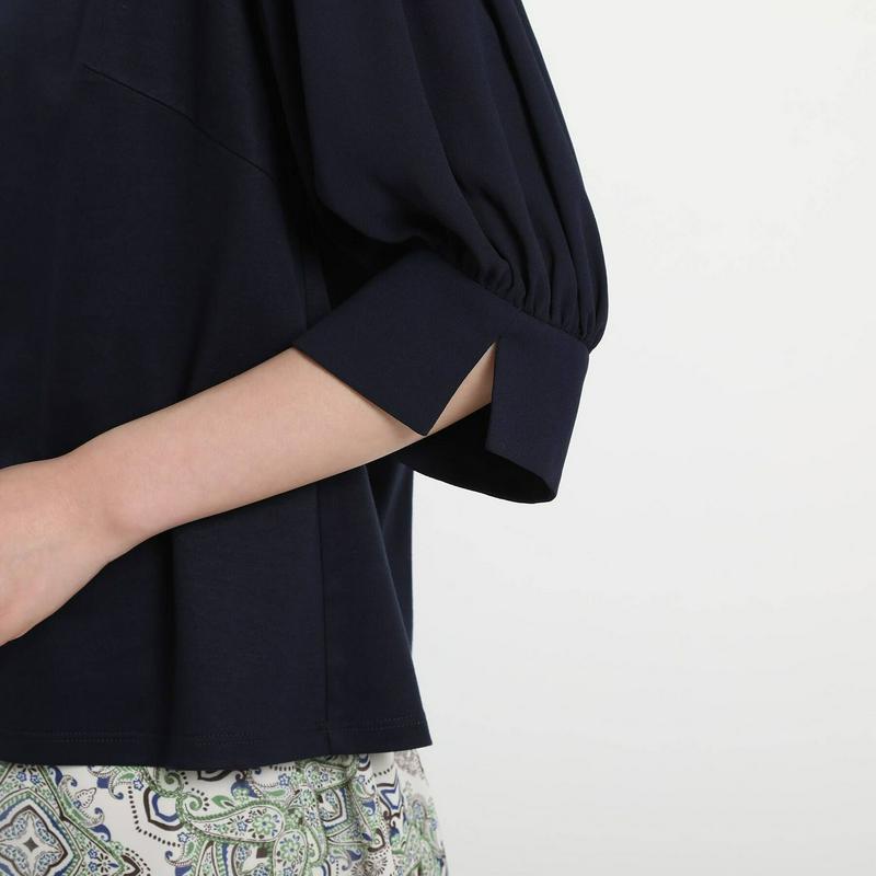 【ＷＥＢ限定カラーあり／洗える】シフォン袖カットソー