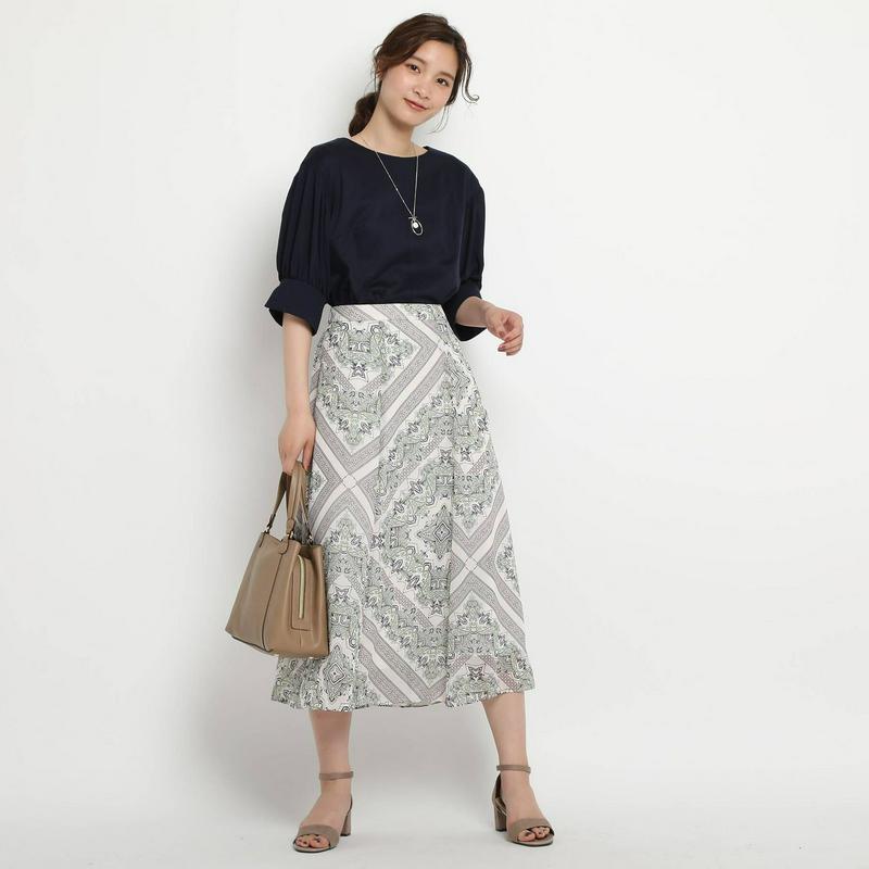 【ＷＥＢ限定カラーあり／洗える】シフォン袖カットソー