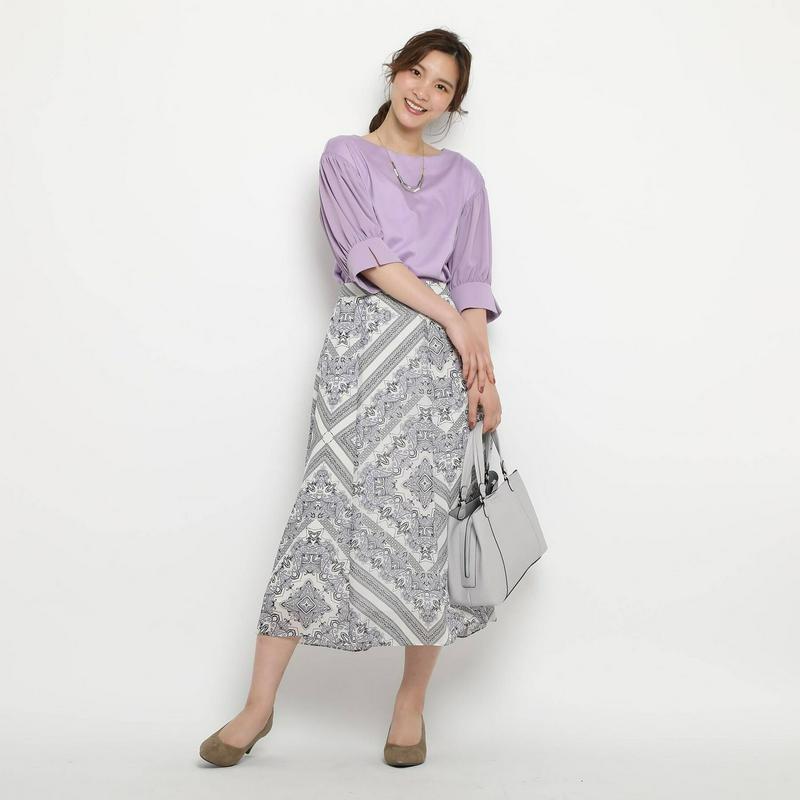 【ＷＥＢ限定カラーあり／洗える】シフォン袖カットソー