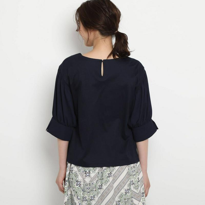 【ＷＥＢ限定カラーあり／洗える】シフォン袖カットソー