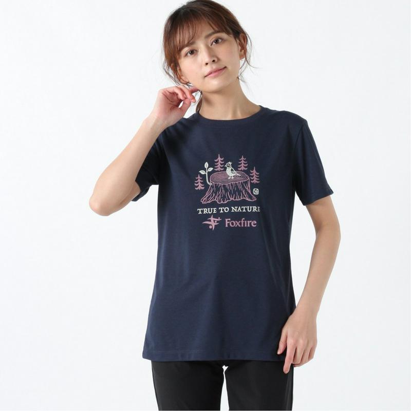 Ｃシールドリンクス半袖Ｔシャツ（フォックスファイヤー/Foxfire）