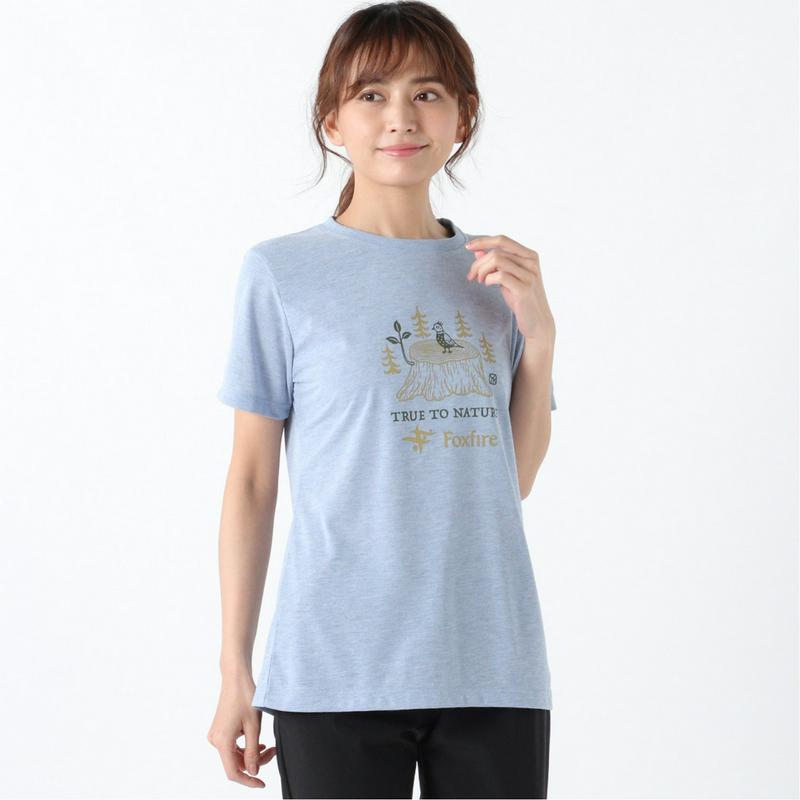 Ｃシールドリンクス半袖Ｔシャツ（フォックスファイヤー/Foxfire）