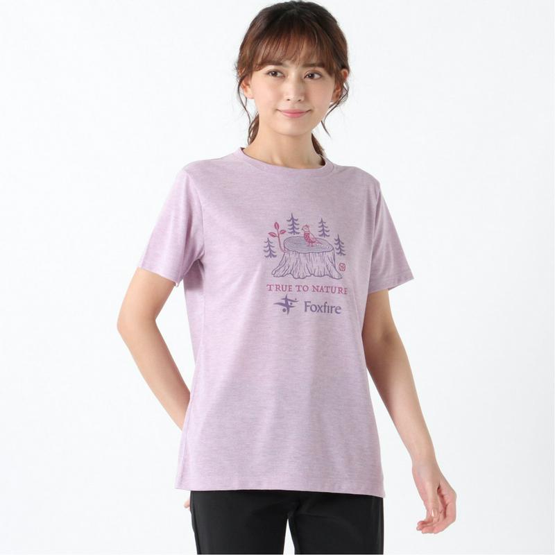 Ｃシールドリンクス半袖Ｔシャツ（フォックスファイヤー/Foxfire）