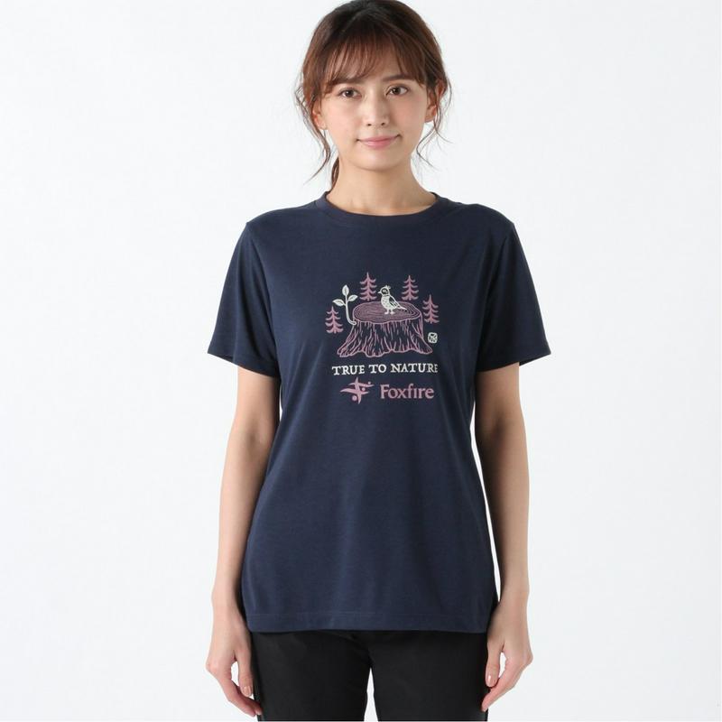 Ｃシールドリンクス半袖Ｔシャツ（フォックスファイヤー/Foxfire）