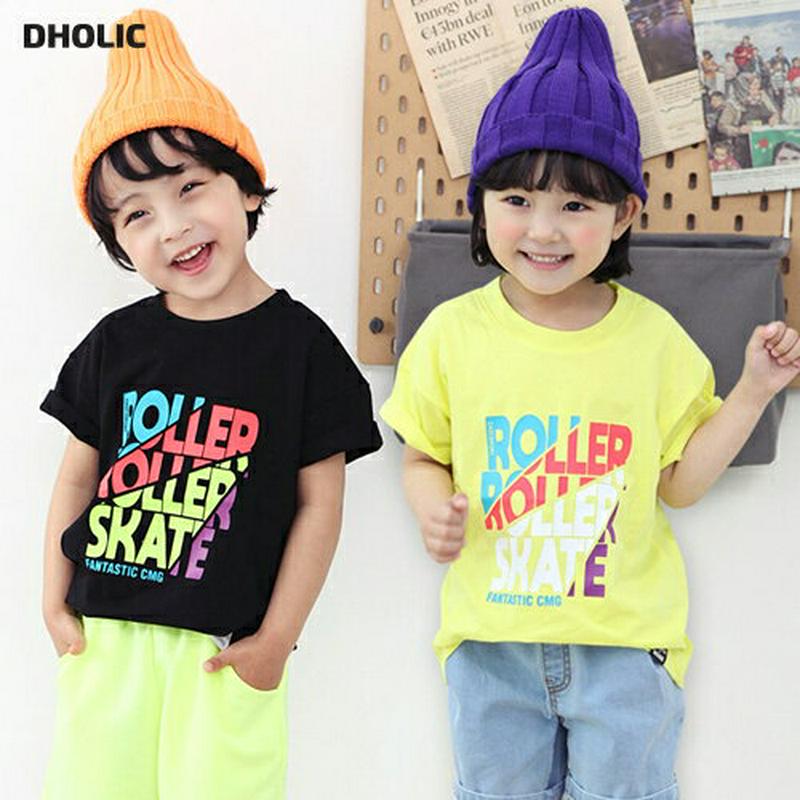 レタリングカラープリントTシャツ・p001555 キッズ【3~8才】【tops】【トップス Tシャツ 半袖 ロゴ レタリング ロゴT カジュアル ポップ ラフ 女の子 男の子 子供 こども 子供服 こども服】【KIDS】