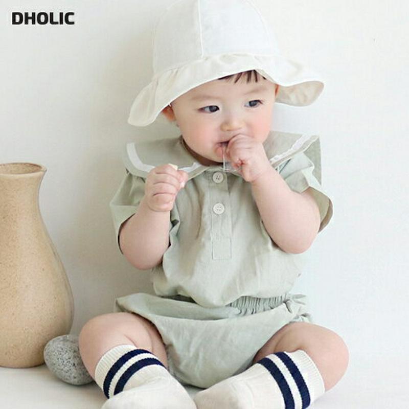 セーラーカラーTシャツ&ブルマパンツSET・p001446 キッズ【0~2才】【set】【セットアップ トップス Tシャツ 半袖 セーラーカラー セーラー ブルマパンツ ブルマ パンツ 短パン ショートパンツ 女の子 男の子 子供 こども 子供服 こども服】【KIDS】