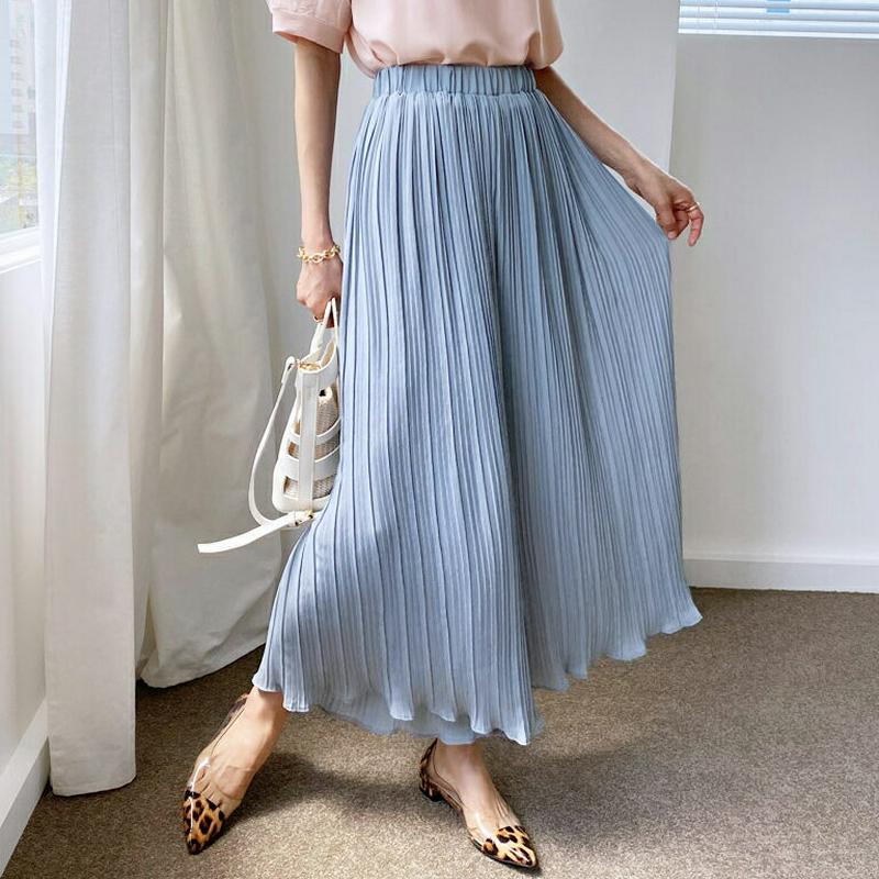 ウェーブヘムプリーツパンツ・全4色・b55942 レディース 【pt】【パンツ ロングパンツ ワイドパンツ ロング ワイド プリ
