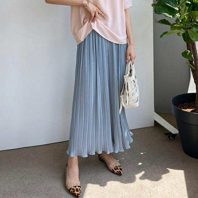 ウェーブヘムプリーツパンツ・全4色・b55942 レディース 【pt】【パンツ ロングパンツ ワイドパンツ ロング ワイド プリ